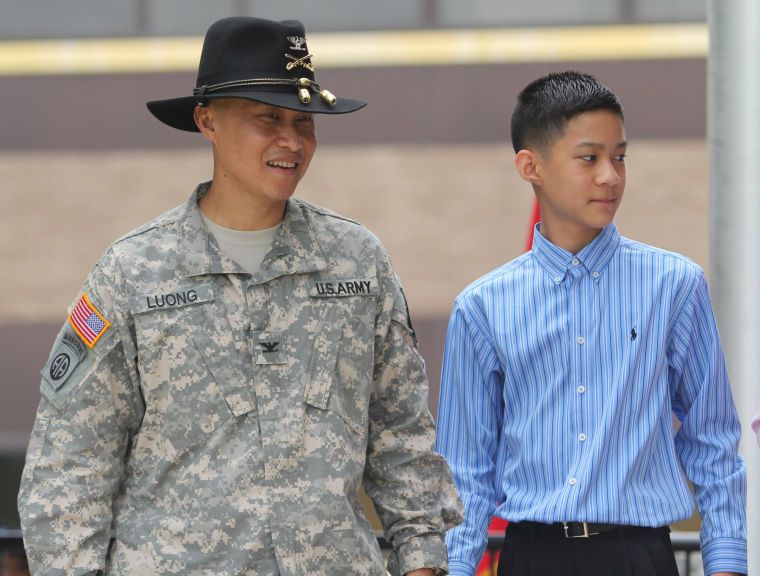 Faces and Places - 1st Cavalry Division Colors Casing Ceremony